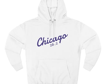 2026 Chicago 26.2 Marathon Finisher Hoodie - Blue Route