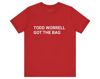 1985 World Series Baseball Tee: Todd Worrell Got the Bag, Cardinals Fan Gift