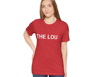Camiseta de beisebol Lou: presente para fãs de St. Louis, clima esportivo