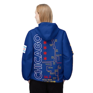 Windjacke für Finisher des Chicago-Marathons 2026 – Marathon-Ausrüstung