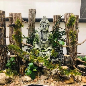 Buddha Statue Aquarium Decor, Aquascaping Decor,Aquarium Decor,Home Decor,Office Decor Shrimp,Fish Tank decor, Shrimp Tank Decor.