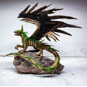 Aquarium Decor, Legendary Dragon Decor,Aquarium Decor,Home Decor,Office Decor Shrimp,Fish Tank decor, Shrimp Tank Decor.
