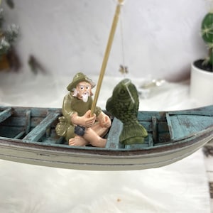 Floating Aquarium Boat,Aquarium Decor,Aquarium Decoration,Fish Tank Decor,Handmade Aquarium