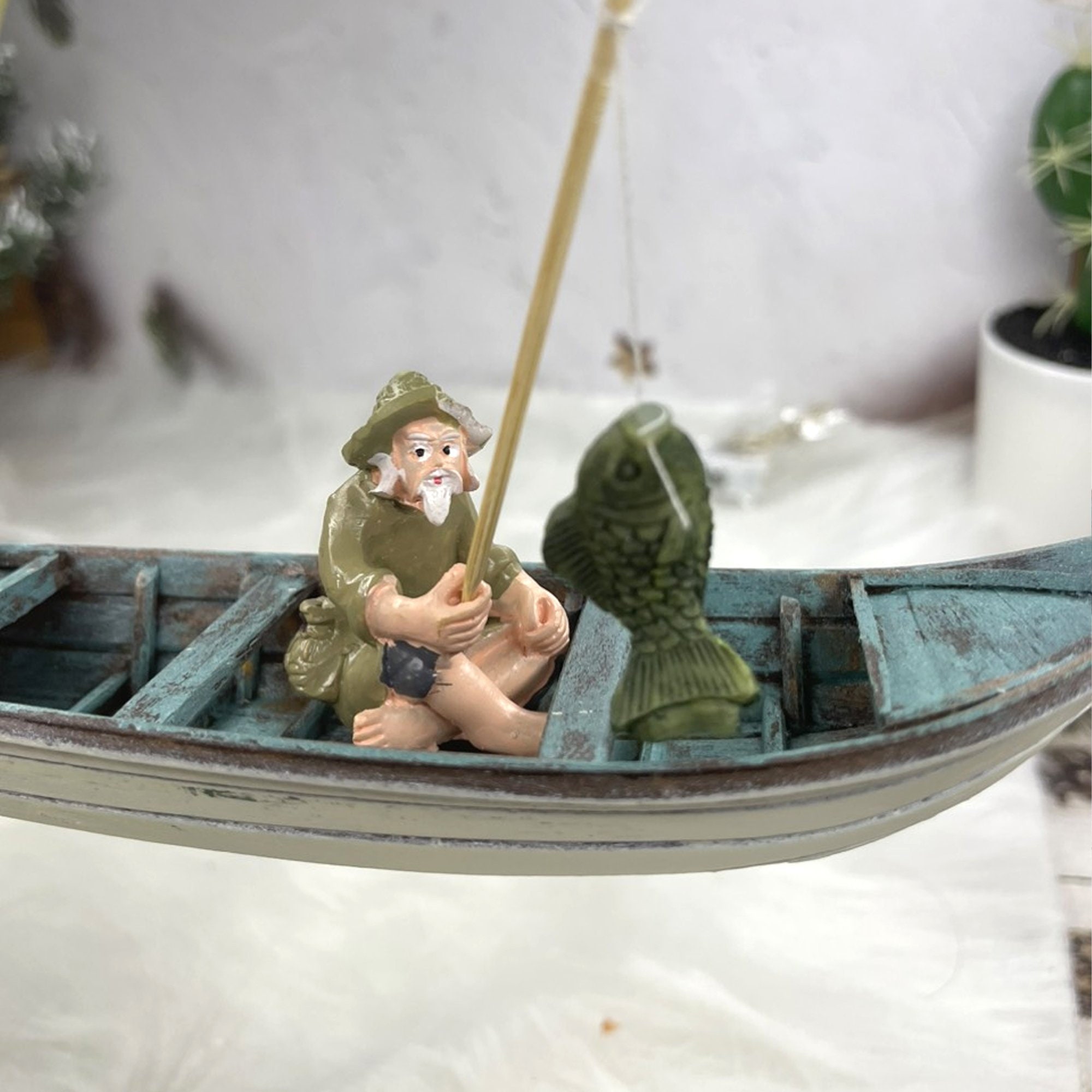 Floating Aquarium Boat,Aquarium Decor,Aquarium Decoration,Fish Tank Decor,Handmade Aquarium