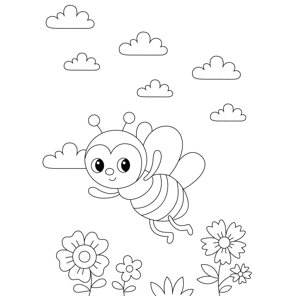 8 Easy Coloring Pages for Kids, Toddlers, Preschoolers Toddlers ...