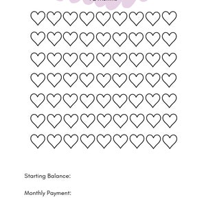Payment Tracker 72 Months
