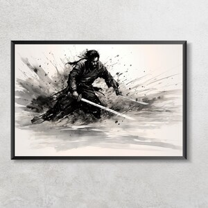 Japanese Edo Samurai #2 | Digital Art Print | Wall Art | Digital Download | Home Decor | Printable Art | Wall Decor