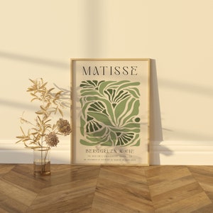 Matisse Print, Sage Green Henri Matisse Poster, Maximalist Decor, Matisse Wall Art, Gift Idea, Living Room Decor, Wall Art, Gift for her