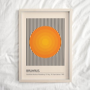 Cartaz da Exposição Física Bauhaus, Impressão Bauhaus, Decoração Bauhaus, Arte de Parede Bauhaus, Impressão de Cartaz para Casa Bauhaus, Arte de Parede Vintage Bauhaus