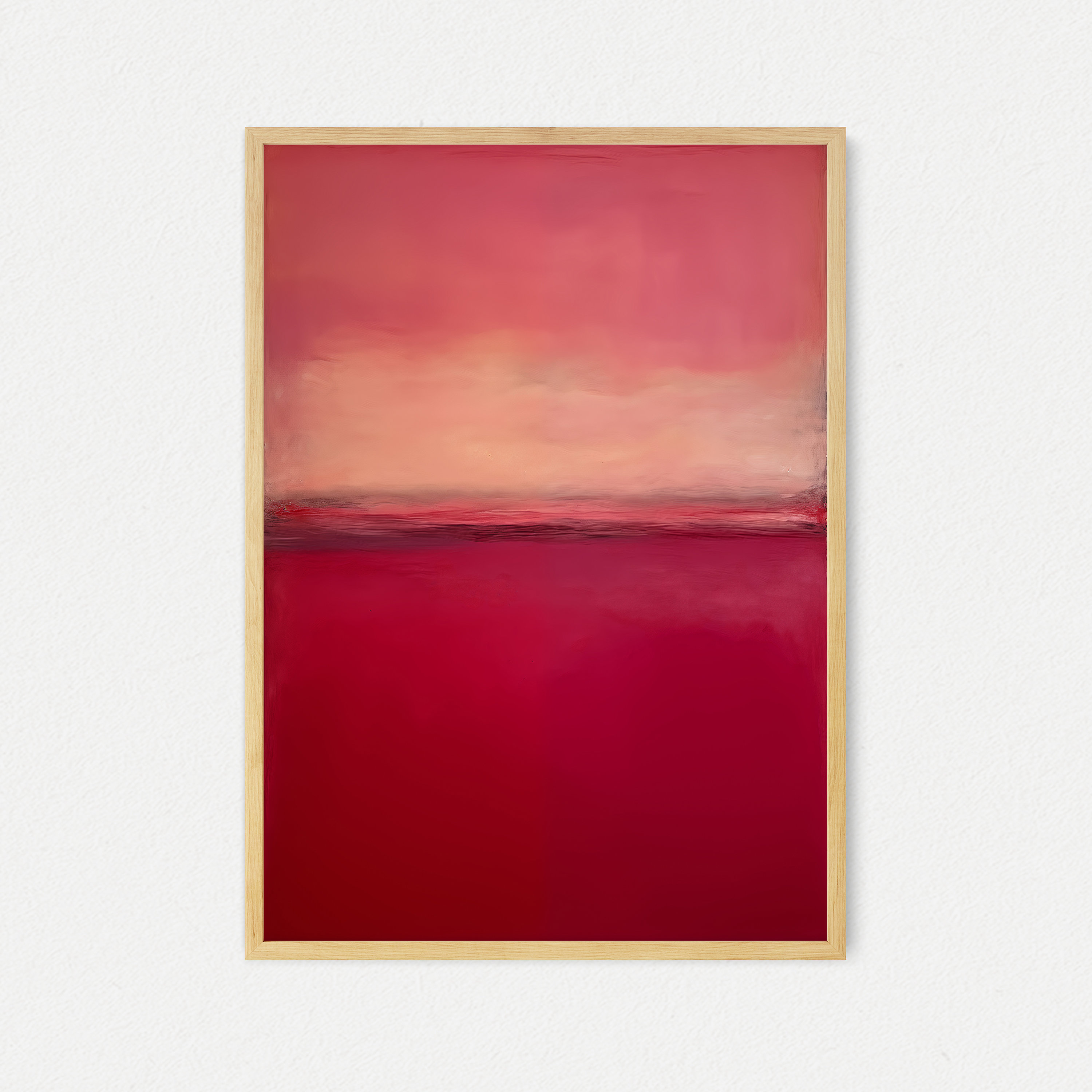 Mark Rothko Pastels Mark Rothko Poster, Radiant Pastel Pink Abstract Art, Modern Art ...