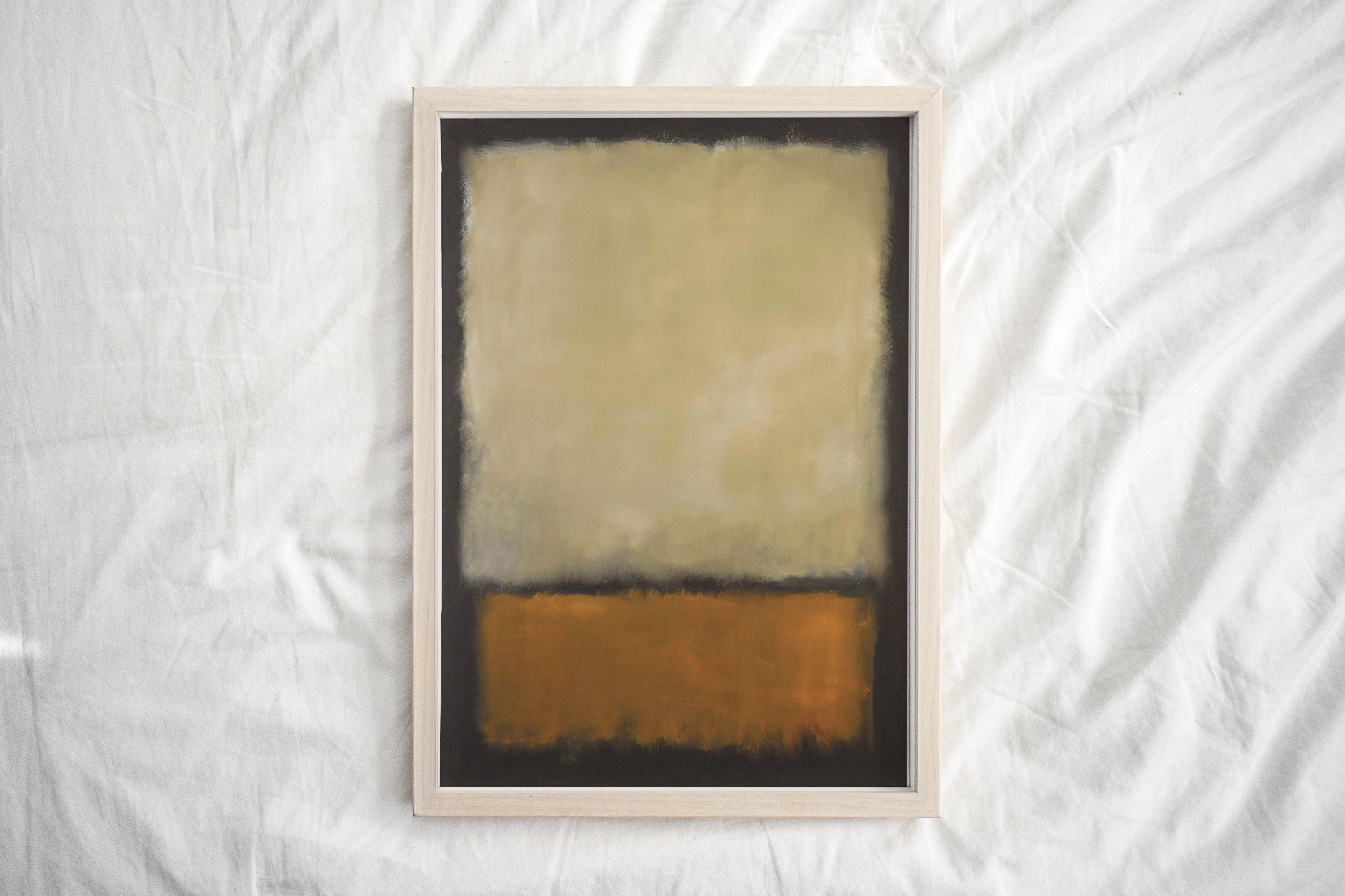 Brown Abstract Mark Rothko Poster Art Reproduction, Rothko Home Decor ...