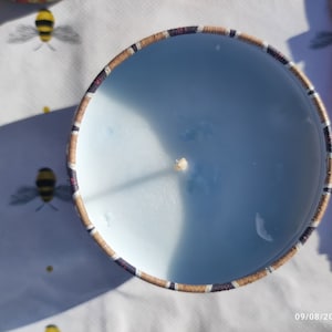 Vela azul framboesa