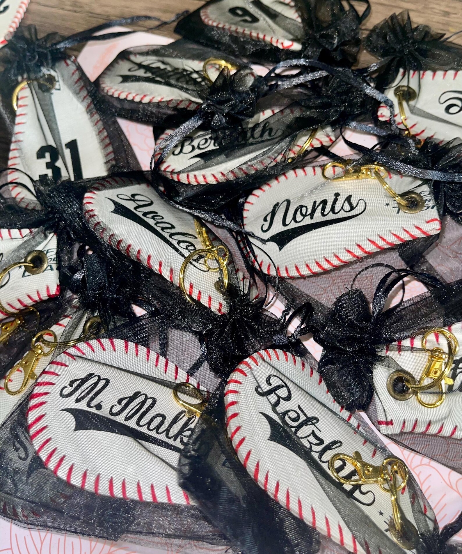 Baseball Keychain- Handmade From Real Rawlings Baseballs- Gifts for ...