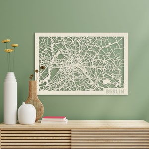 Personalisierte Holzstadtpläne für Ihre Lieblingsstadt! Ein einzigartiges Geschenk!