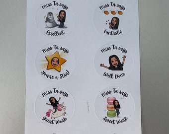 Bitmoji Teacher Stickers