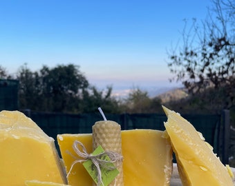 Reines Bienenwachs 100 % natürlich | reines Bienenwachs Bergimkerei Wachs aus den Cottischen Alpen Piemont