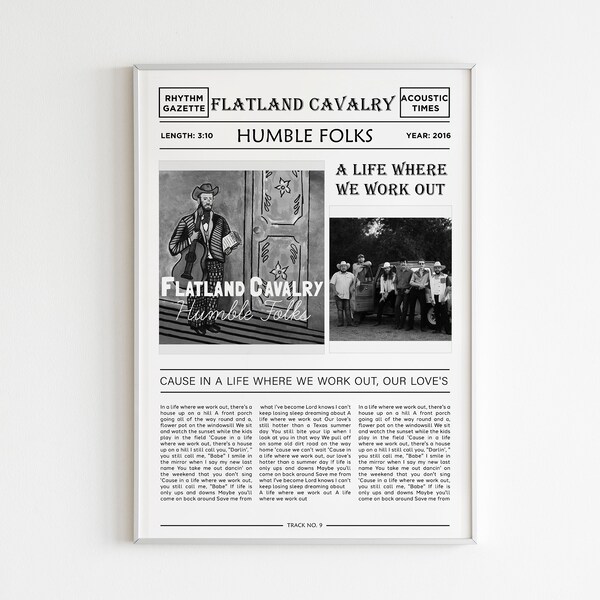 Flatland Cavalry Poster Etsy