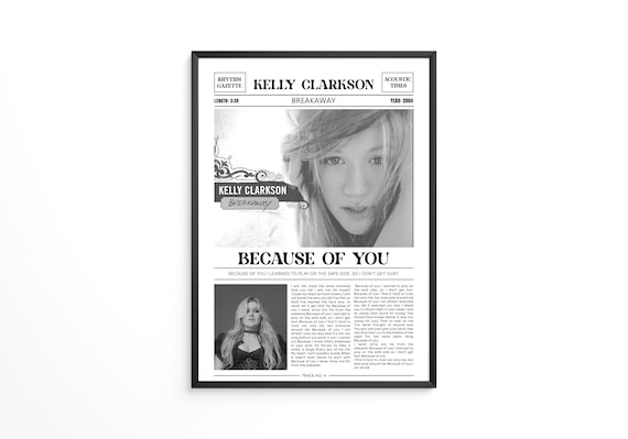 Because Of You by Kelly Clarkson  Music quotes lyrics, Kelly clarkson  songs, Song quotes