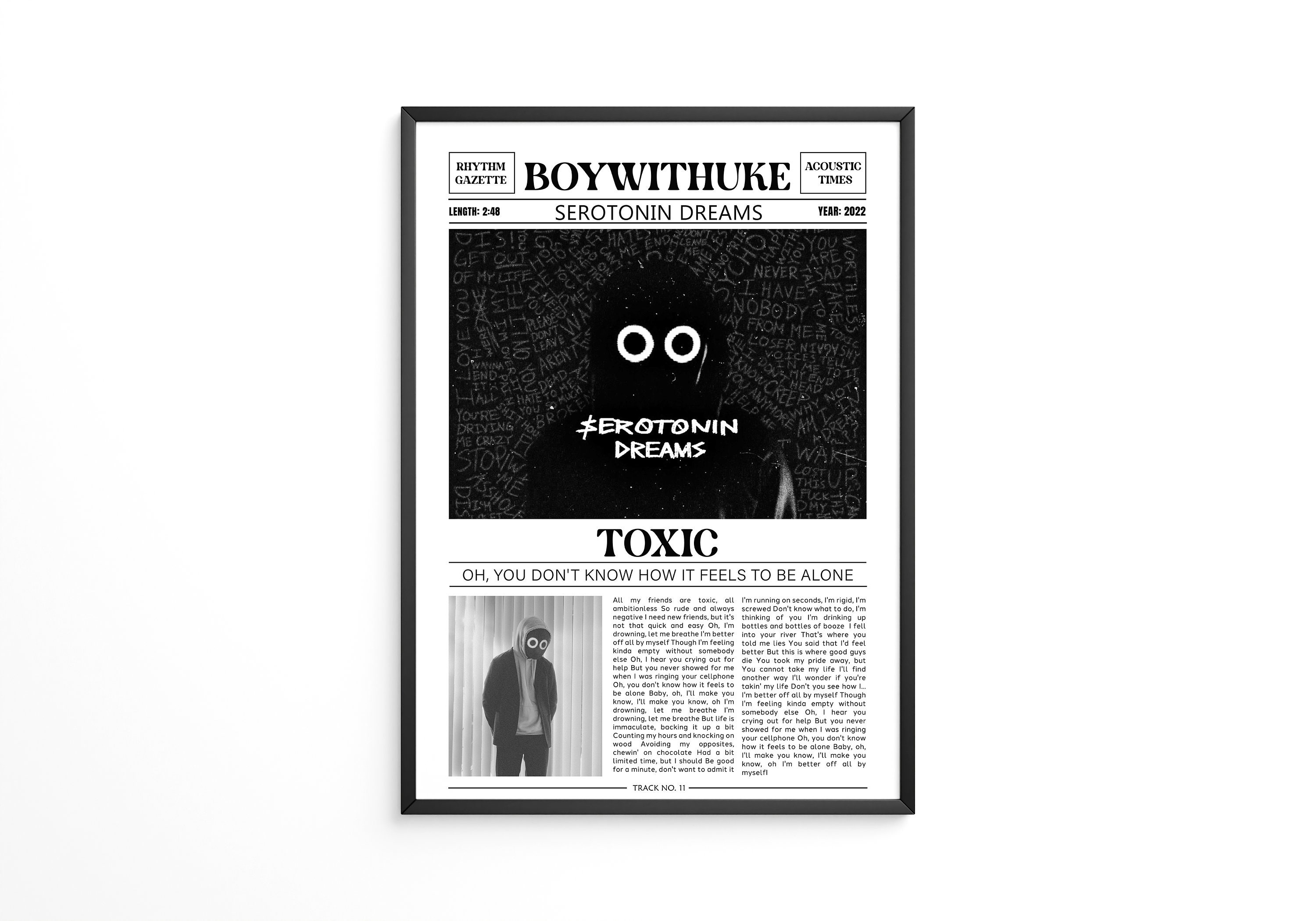 Boywithuke (Toxic, Serotonin Dreams) Music Poster - Lost Posters