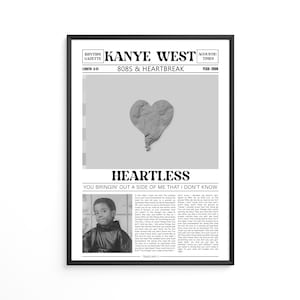 Kanye West Gold Digger Music Lyrics Print Canvas Poster Wall Art
