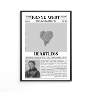 Kanye West Gold Digger Music Lyrics Print Canvas Poster Wall Art