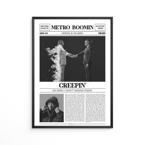 Metro Boomin HEROES & VILLAINS (Travis Scott) Poster – rsdesignstudio