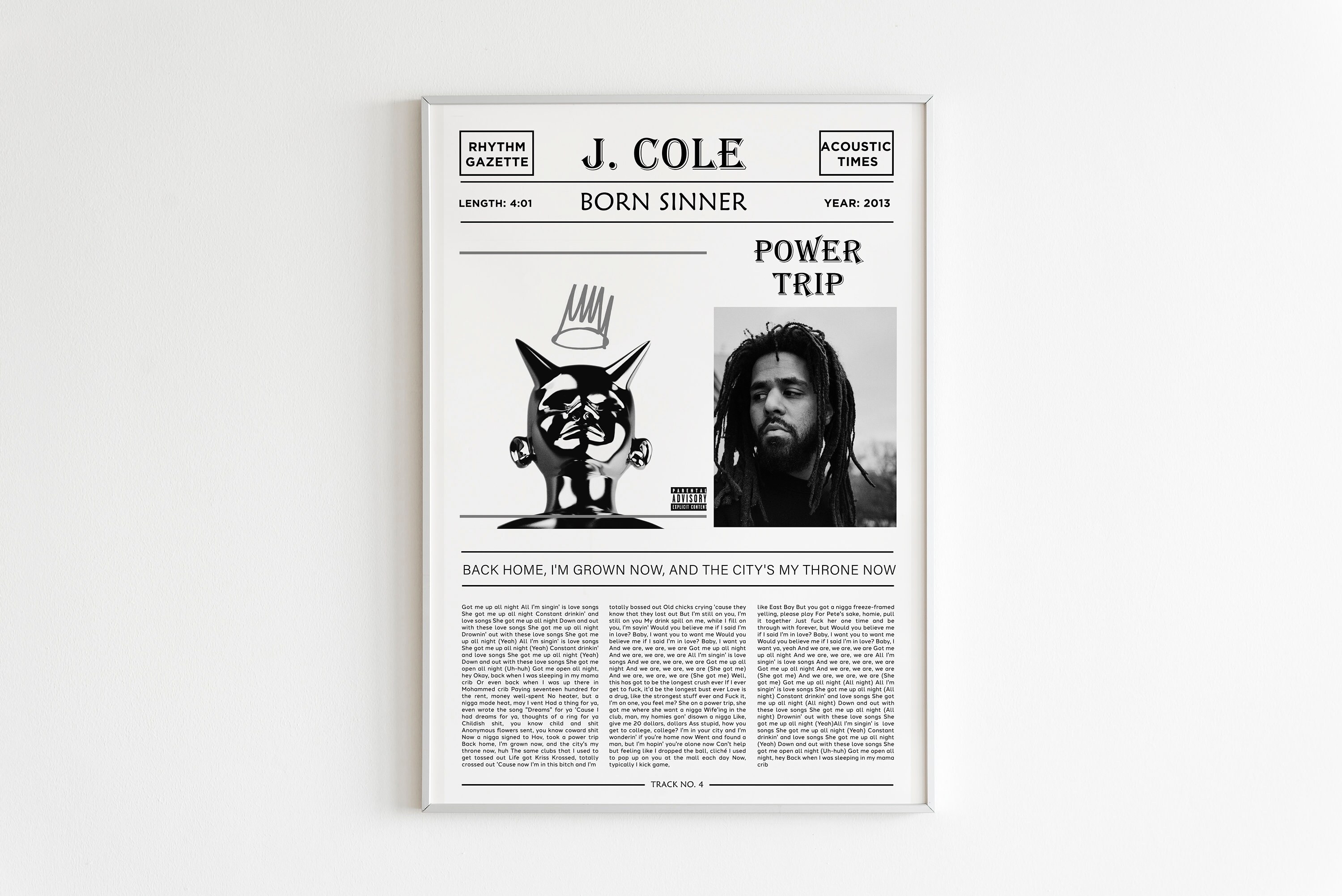 J Cole Power Trip Lyrics