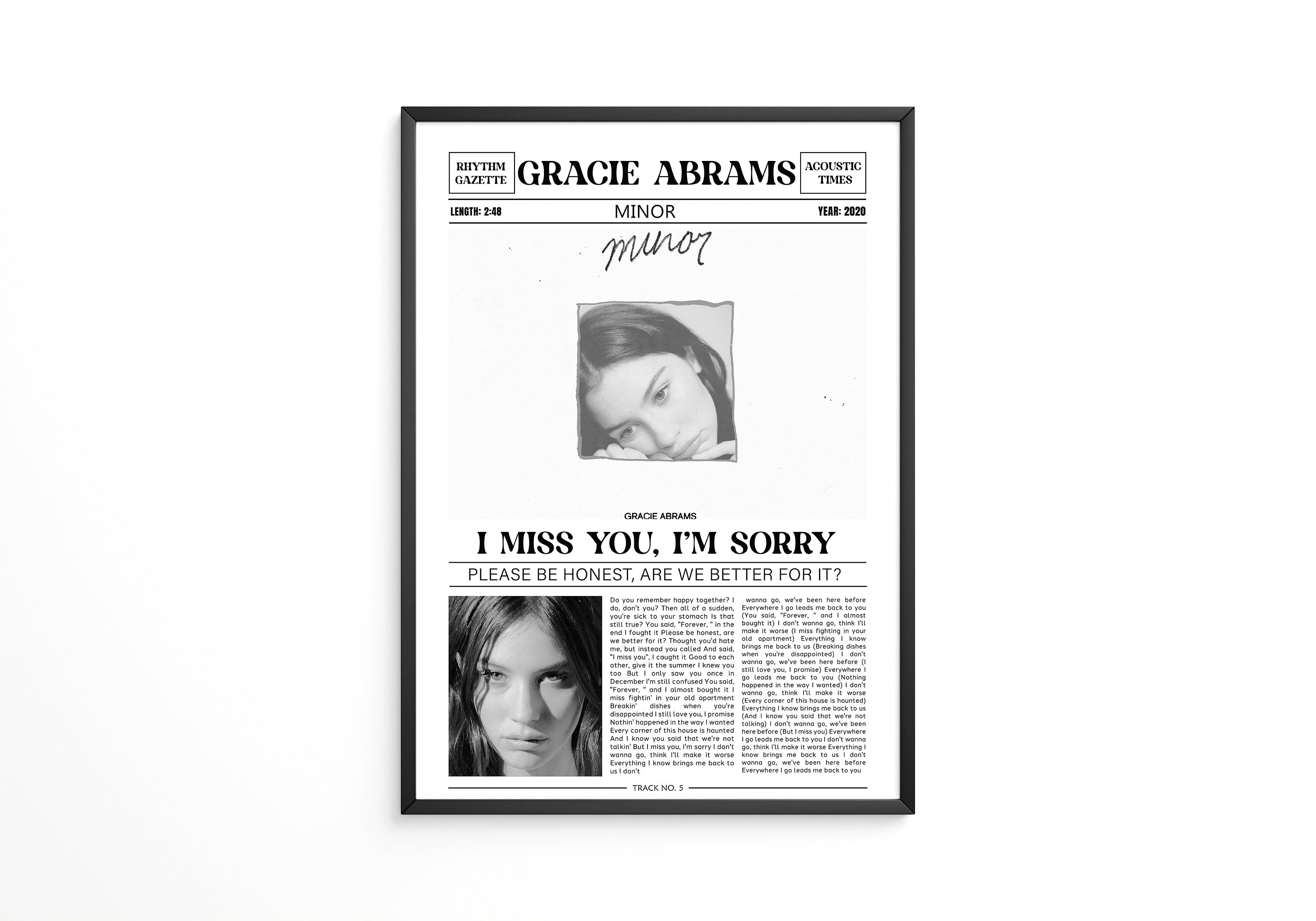Gracie Abrams - I miss you, I'm sorry (Tradução) 