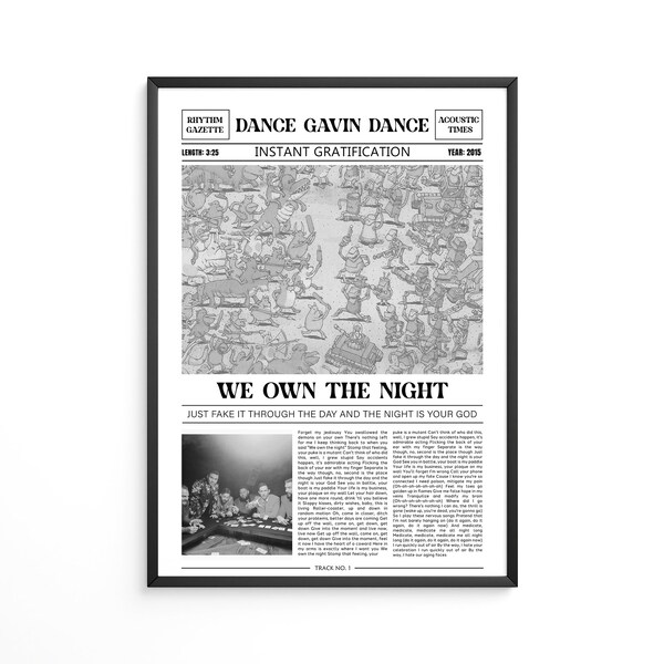 We Own The Night Dance Gavin Dance Lyrics