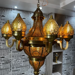 Moroccan Lamp New Home Decor Brass Pendant Light,Moroccan Copper Pendant Light,Simple Moroccan Light Fixtures