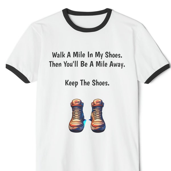 Keep the Shoes Unisex Cotton Ringer T-Shirt