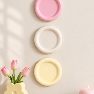 Handmade Donut Wall Decor | Unique Wall Decor | Wall Hanging | Bubble Plates | Dopamine Decor | Bedroom Wall Art and Wall Decor