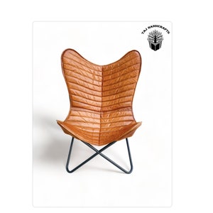 Finest leather Butterfly Chair replacement Premium leather cover , Leather BKF, living room luxury, Relaxing Chair, ascent chair