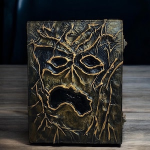 Necronomicon Evil Dead- Necronomicon Book of The Dead - Grimoire Spell book - Hardcover Leather Journal -Horror Movie Prop Decor Notebook