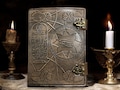 The Book of Hamunaptra Grimoire Leather Journal Egyptian Witch Book of The Dead The Mummys Evil Prop Replica  Book of Shadows spell book product logo