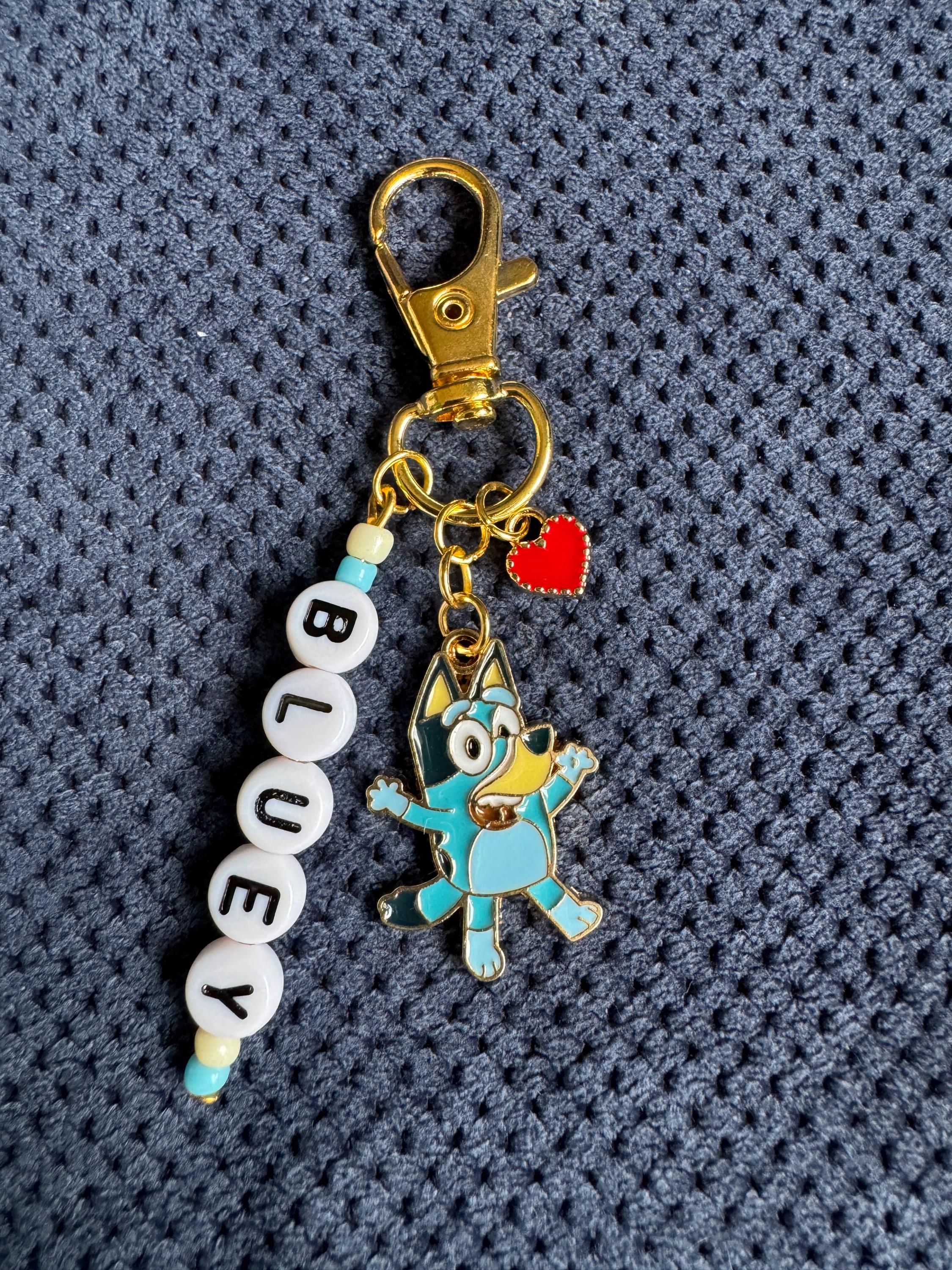 Bluey Characters Keychain - Etsy Australia