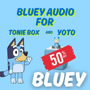 Paquete de música MP3 de Bluey para Yoto y Toniebox / 17 pistas de la banda sonora de Bluey / Audio de la serie / Descarga digital