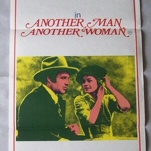 Póster original australiano de la película &quot;Otro hombre, otra mujer&quot;