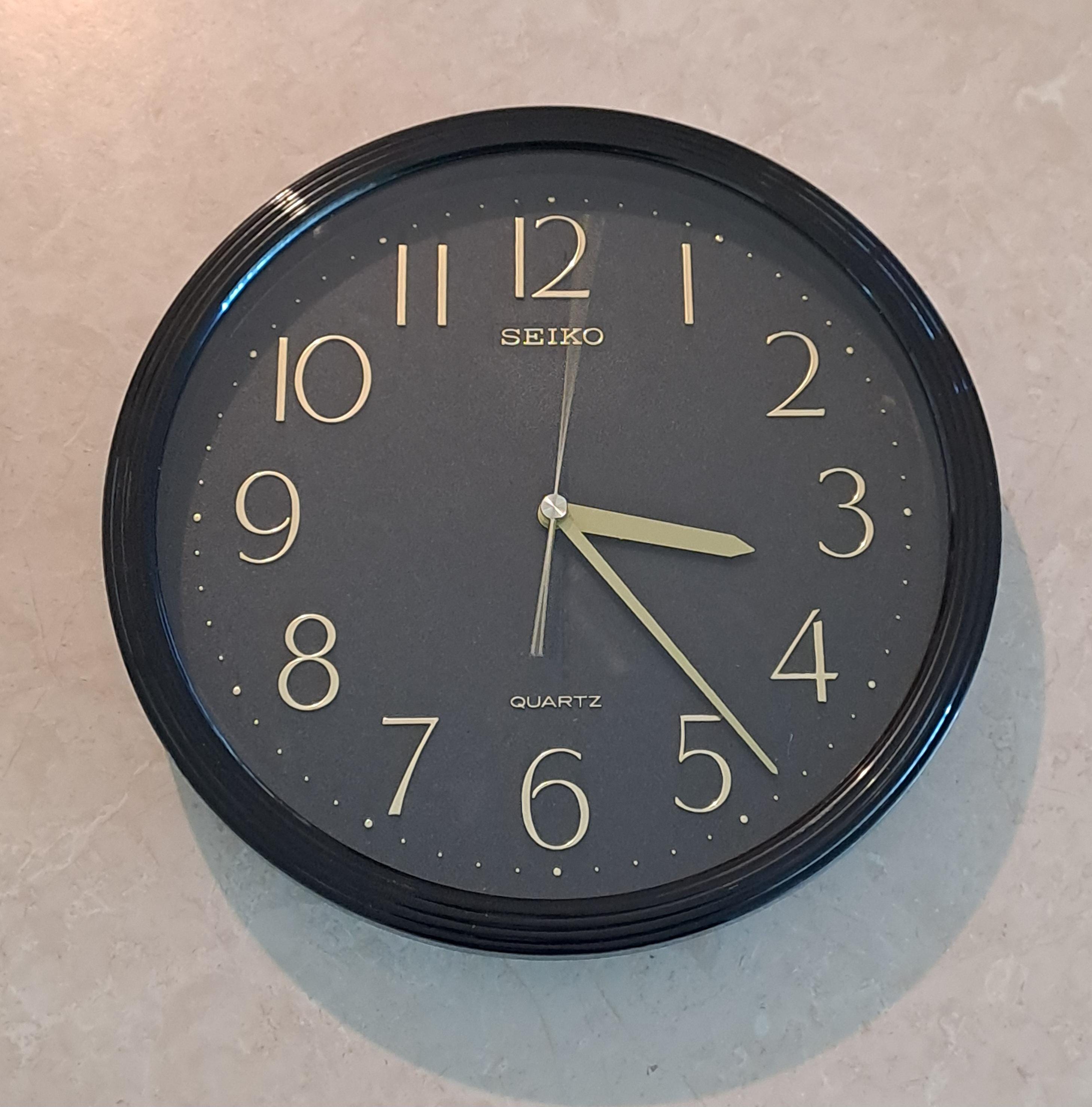 Seiko 掛け時計 ヴィンテージ 昭和レトロ 80年代 80s quartz Seiko Wall Clock 1980 - Etsy
