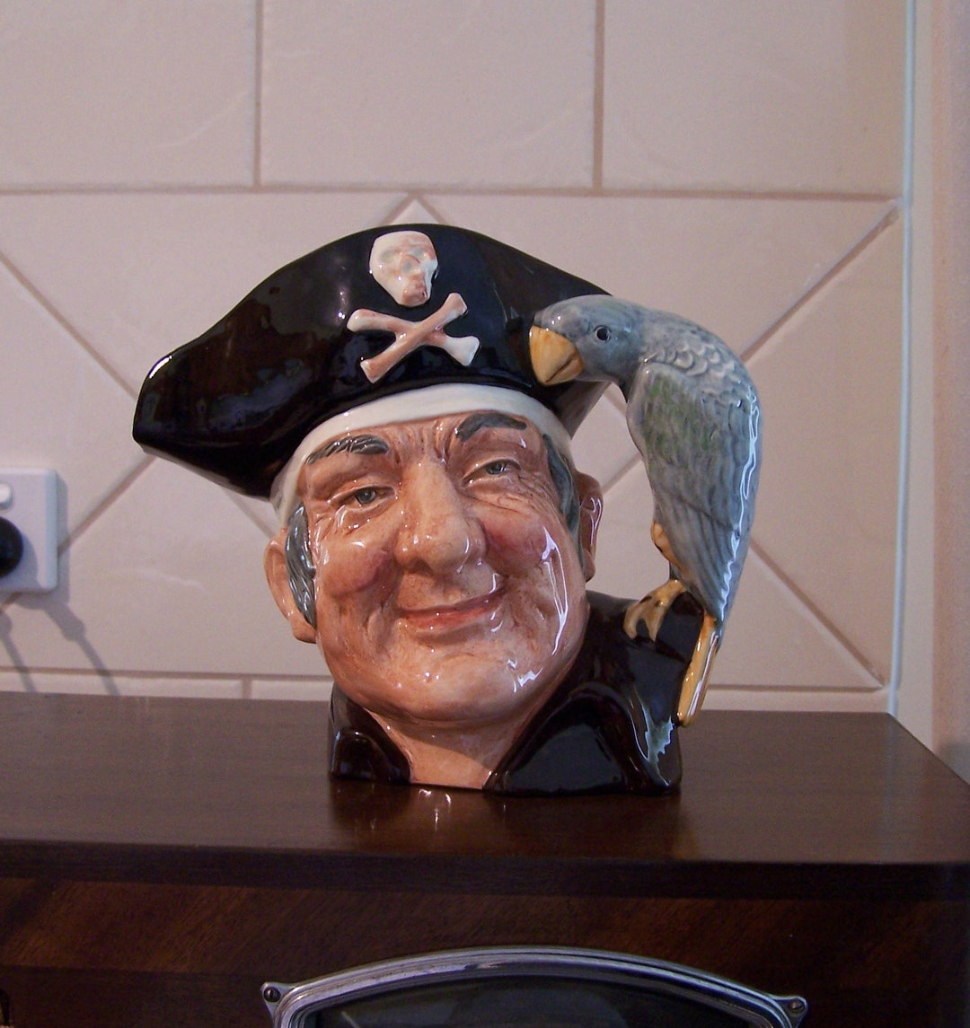 Royal Doulton Long John Silver D6335 Large Character Jug Etsy