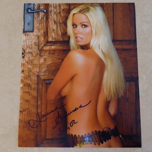 Lauren Anderson signiertes 8 "x 10" Foto mit COA Playboy Playmate Miss Juli 2002