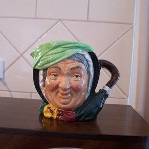 Royal Doulton Sairey Gamp D5451 Large Character Jug