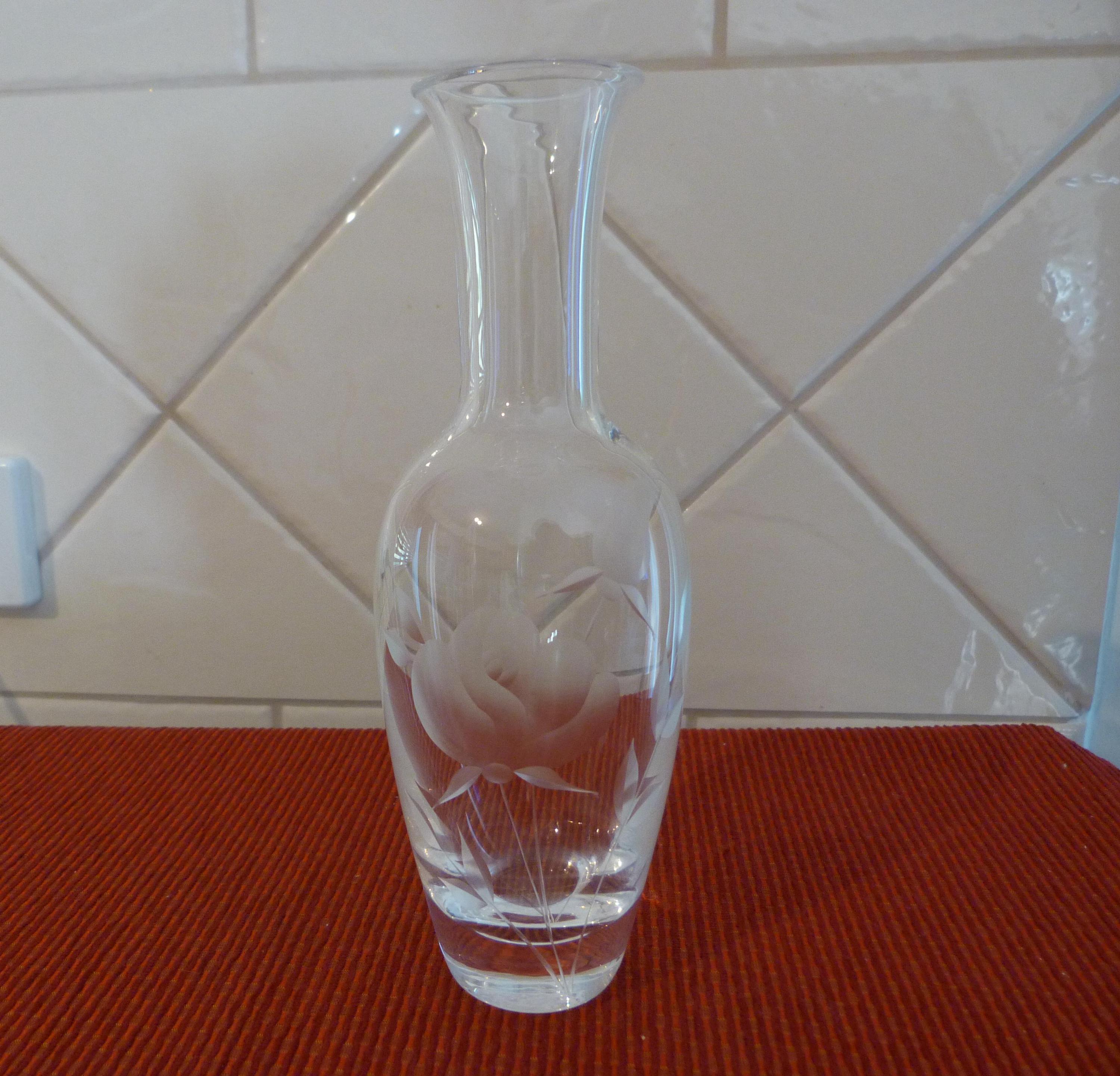 クリスタルガラス 花瓶 エッチング模様 クリスタルガラス 花瓶 エッチング模様 楽天市場】フラワー