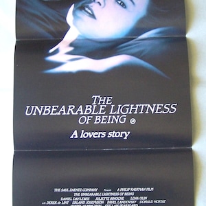 The Unbearable Lightness of Being Original Australian Daybill Movie Poster