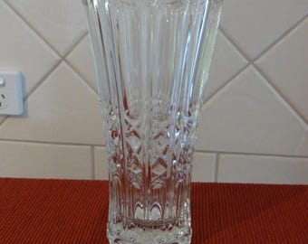 Vintage Mont Royale - Art Deco Style Crystal Vase Made in Yugoslavia