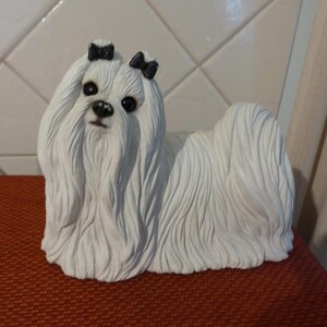 Sandicast Maltese Dog 157 Figurine Sculpture Made in USA - Etsy