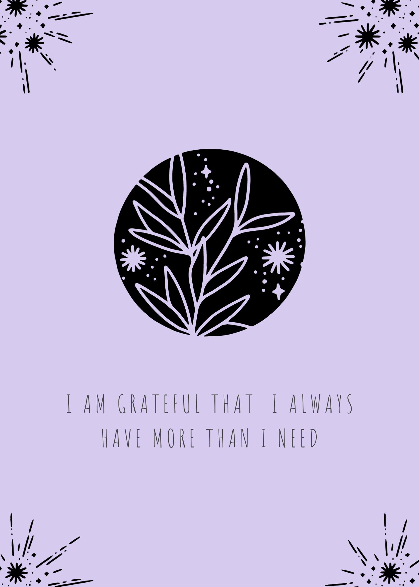 20 Affirmations for Abundance Cards - Etsy