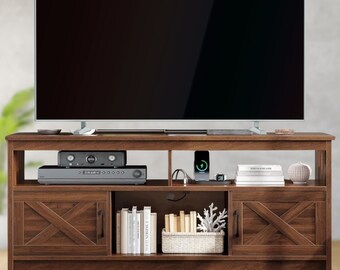 Wooden Tv Unit, Wooden Tv Console, Mid Century Tv Stands, Farmhouse Tv Console