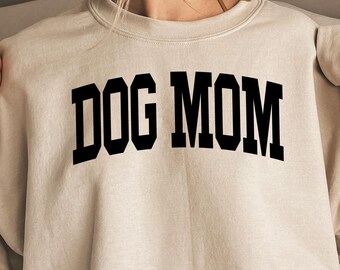 Dog Mom Sweatshirt: Cozy Unisex Pet Lover Gift