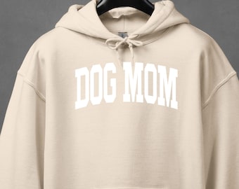 Dog Mom Hoodie: Cozy Cotton-Blend Pet Lover Gift